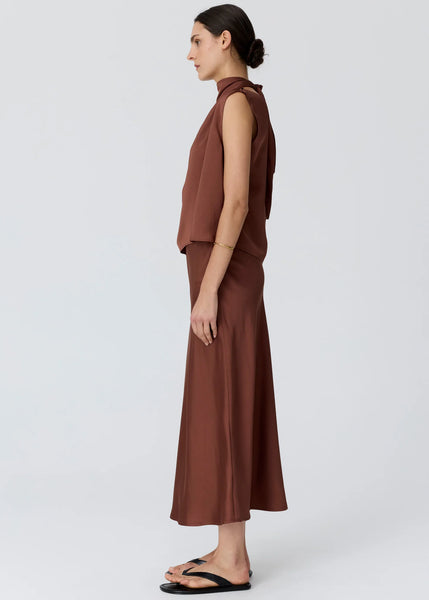 Innes Bias Skirt - Toffee