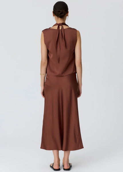 Innes Bias Skirt - Toffee