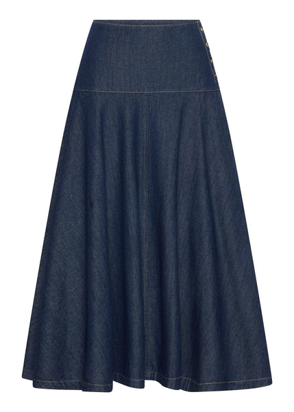 Anise Denim Skirt - Denim