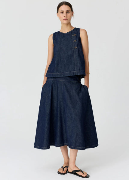 Anise Denim Skirt - Denim
