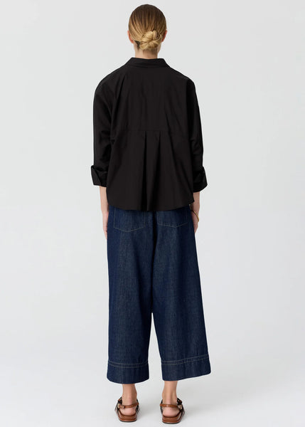 Anise Crop Denim Pants - Denim
