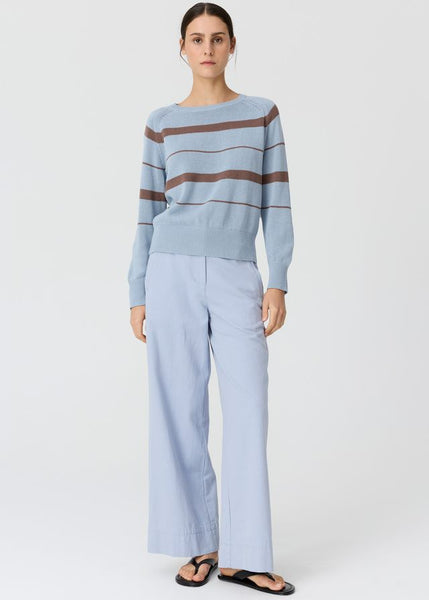 Rosin Stripe Knit - Blue/Choc