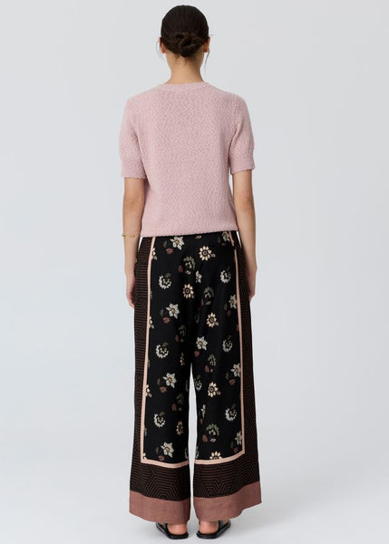 Cedar Lurex Knit Top - Pink