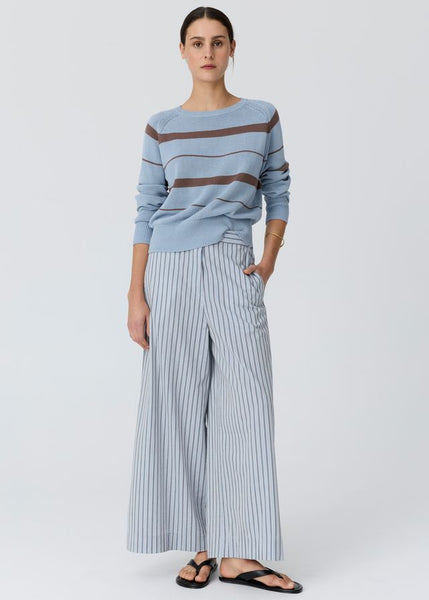 Rosin Stripe Knit - Blue/Choc