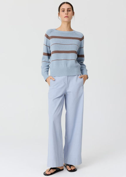 Rosin Stripe Knit - Blue/Choc
