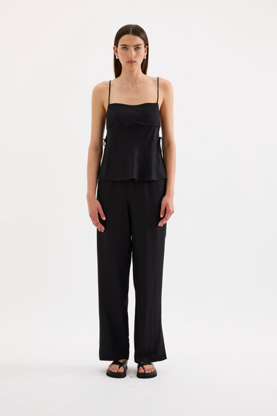 Jaslynn Tencel Top - Black