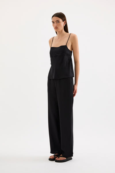 Jaslynn Tencel Top - Black