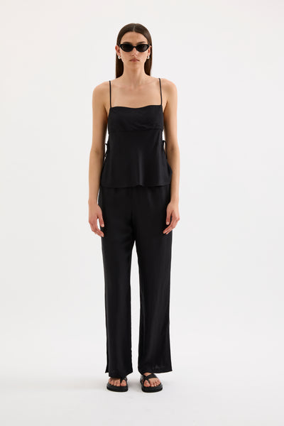 Jaslynn Tencel Top - Black