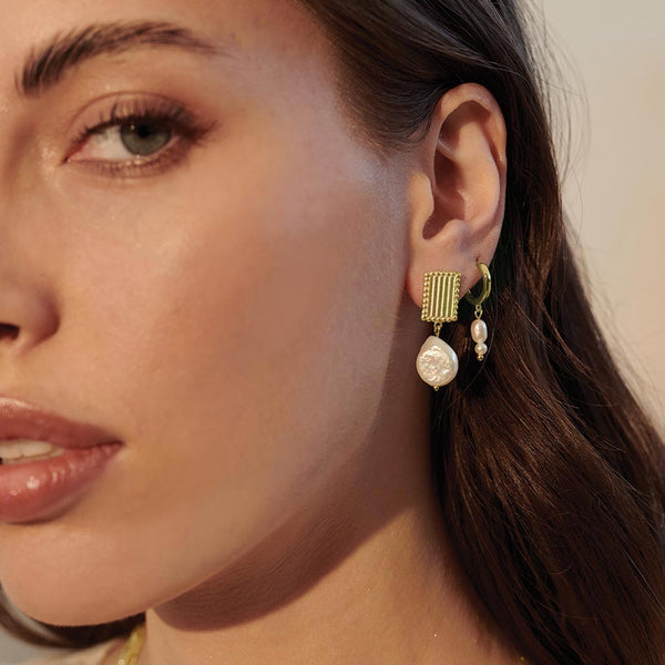 Halcyon Small Pearl Earrings