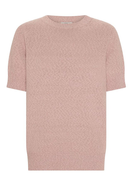 Cedar Lurex Knit Top - Pink