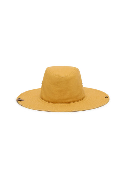 Billy Jean Wide Brim Hat in Butterscotch