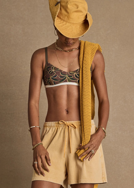 Billy Jean Wide Brim Hat in Butterscotch