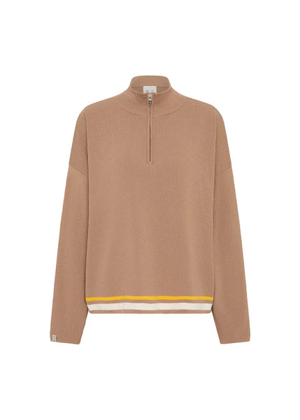 Veneto Carter Knit Zip Top