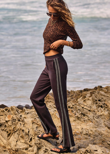 Petra Flare Pant - Licorice