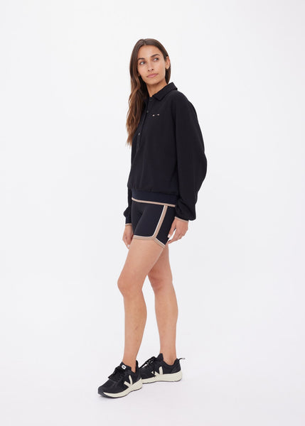 Collared Elle Polo - Black