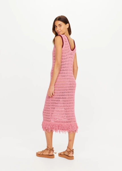 Bahia Helena Knit Fringe Dress