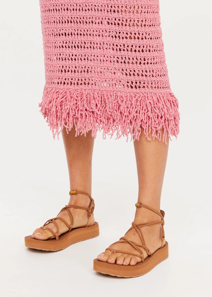 Bahia Helena Knit Fringe Dress