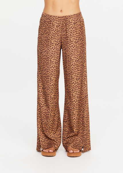 Javan Juliet Pant in Leopard