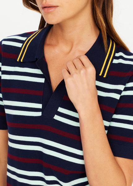 Archie Collared Knit Polo