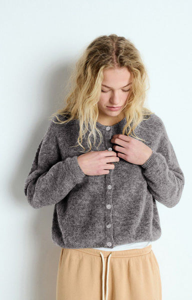 Vitow Cardigan - Steele Melange