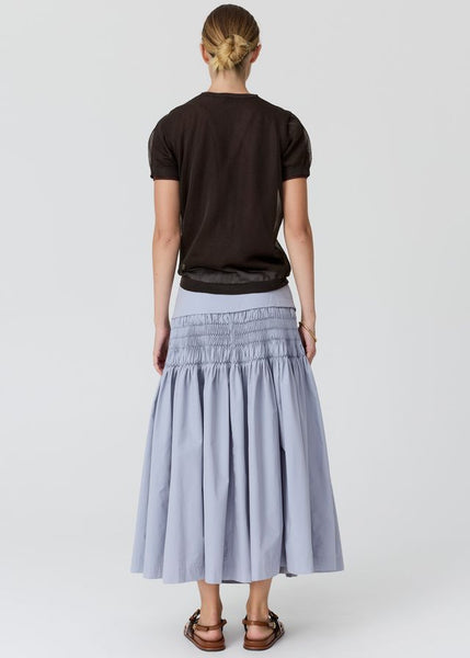 Kaspar Layered Tee - Choc/Choc