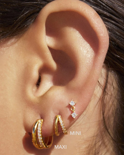 Winnie Gold Huggie Earrings