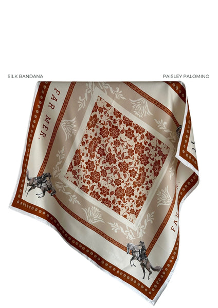 Paisley Palomino Scarf