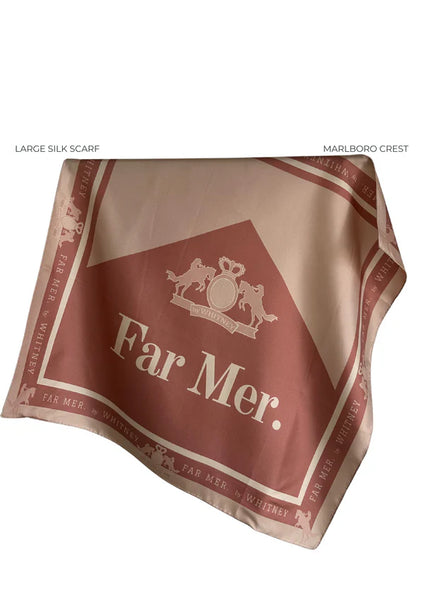 Marlboro Crest Nude Silk Bandana