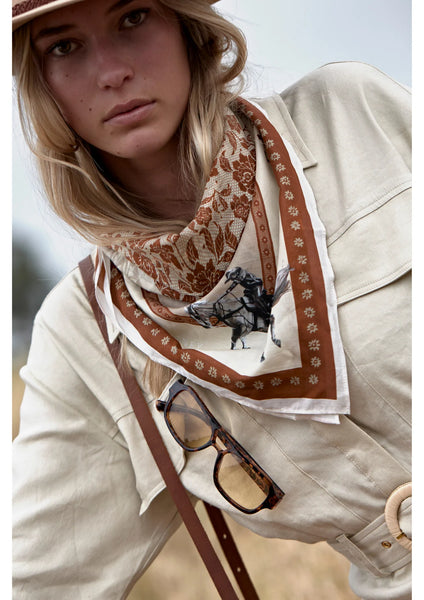 Paisley Palomino Scarf
