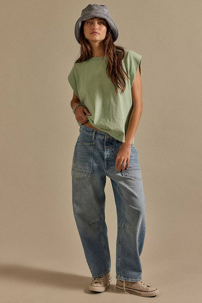 Minimalist Moxie Boyfriend Jean - County Fair