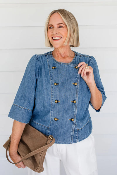 Plunge Jacket - Mid Wash