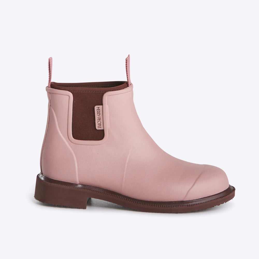 Bobbi Ankle Gumboots - Enhanced Traction Dusty Pink