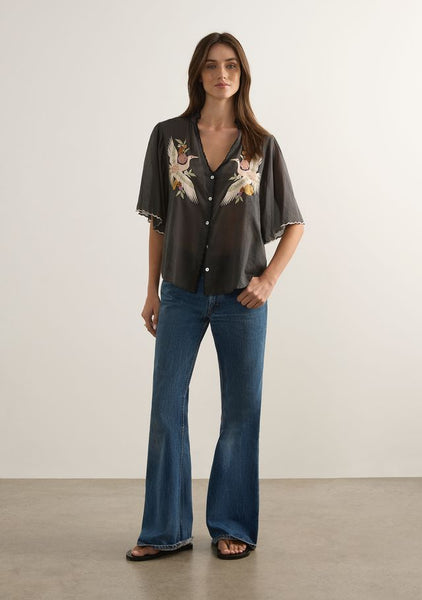 Zoe Embroidered Blouse