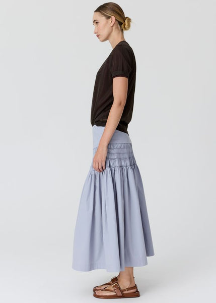 Kaspar Layered Tee - Choc/Choc