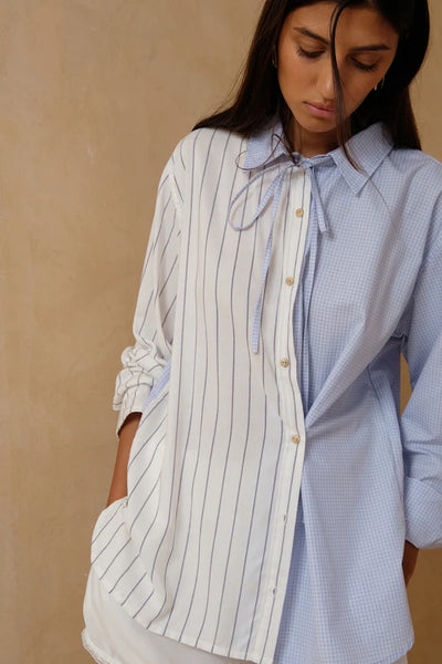 Renny Shirt - Mix Blues