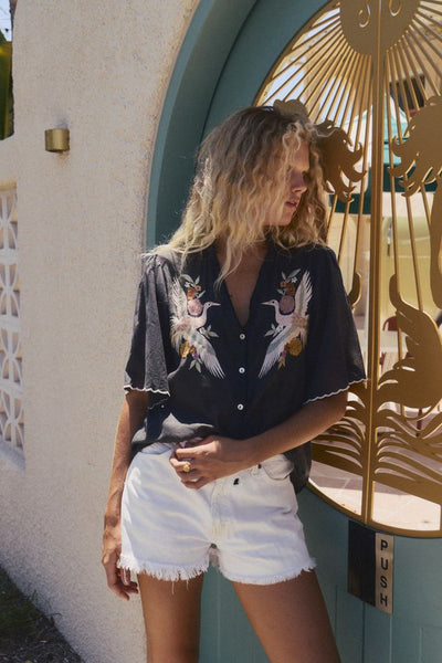 Zoe Embroidered Blouse