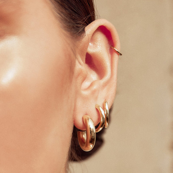 Soho Gold Hoop Earrings