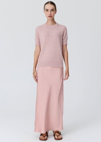 Cedar Lurex Knit Top - Pink